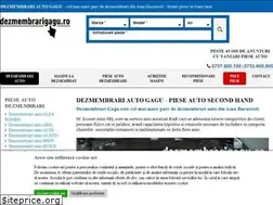 Sites similar to dezmembrarigagu.ro