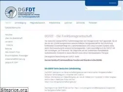 Sites similar to dgfdt.de