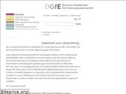Sites similar to dgfe.de