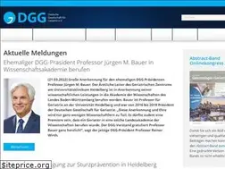 Sites similar to dggeriatrie.de