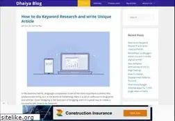 Sites similar to dhaiya.in