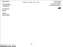 Sites similar to dhd2019.org