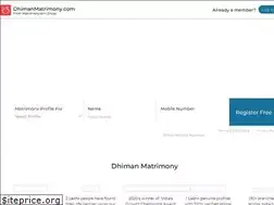Sites similar to dhimanmatrimony.com