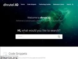 Sites similar to dhrutel.io