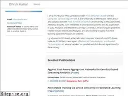 Sites similar to dhruvkumar.me