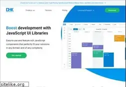 Sites similar to dhtmlx.com