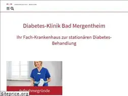 Sites similar to diabetes-klinik-mergentheim.de