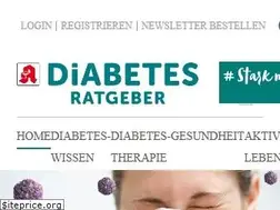 Sites similar to diabetes-ratgeber.net