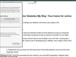 Sites similar to diabetesmyway.nhs.uk