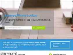 Sites similar to dialcheck.com