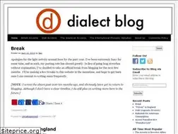 Sites similar to dialectblog.com