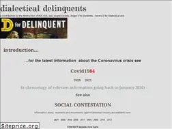 Sites similar to dialectical-delinquents.com