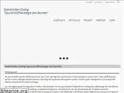 Sites similar to dialog-spurenstoffstrategie.de