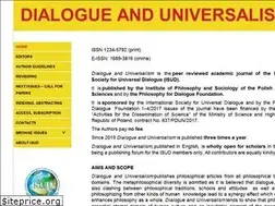 Sites similar to dialogueanduniversalism.eu
