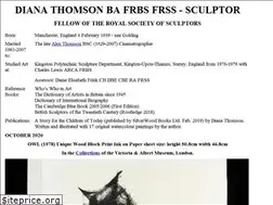 Sites similar to dianathomsonsculptor.co.uk
