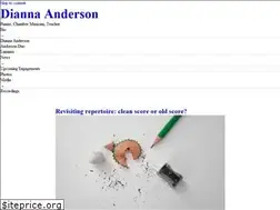 Sites similar to diannaandersonpiano.com
