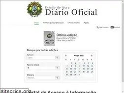 Sites similar to diario.ac.gov.br