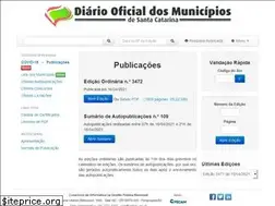 Sites similar to diariomunicipal.sc.gov.br