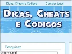 Sites similar to dicascheatsecodigos.com.br