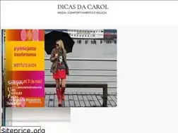 Sites similar to dicasdacarol.com.br