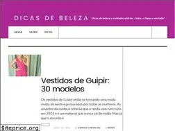 Sites similar to dicasdebeleza.org