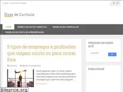 Sites similar to dicasdecurriculo.com.br