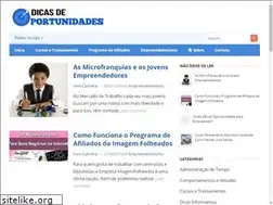 Sites similar to dicasdeoportunidades.com