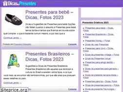 Sites similar to dicasdepresentes.net