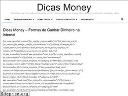 Sites similar to dicasmoney.com