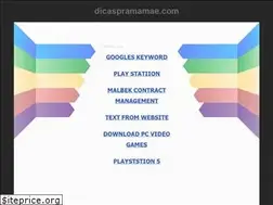 Sites similar to dicaspramamae.com
