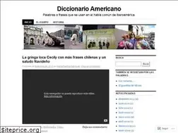 Sites similar to diccionarioamericanoorg.wordpress.com