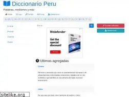 Sites similar to diccionarioperu.com