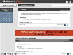 Sites similar to diccionariopopular.net