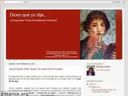 Sites similar to dicenqueyodije.blogspot.com