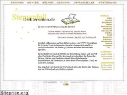 Sites similar to dichterseiten.de