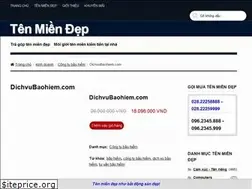 Sites similar to dichvubaohiem.com