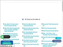 Sites similar to dichvufacebookgiare.com