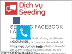 Sites similar to dichvuseeding.com