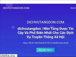 Sites similar to dichvutangdon.com