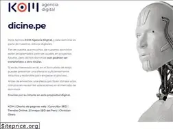 Sites similar to dicine.pe