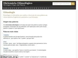Sites similar to dicionarioetimologico.com.br