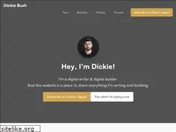 Sites similar to dickiebush.com