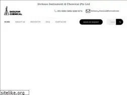 Sites similar to dicksonchemical.com.sg