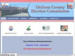 Sites similar to dicksoncountyelection.com