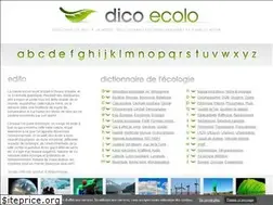 Sites similar to dico-ecolo.com