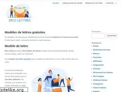 Sites similar to dico-lettres.com