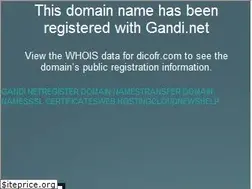 Sites similar to dicofr.com