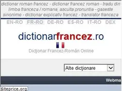 Sites similar to dictionarfrancez.ro