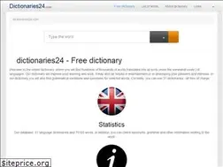 Sites similar to dictionaries24.com