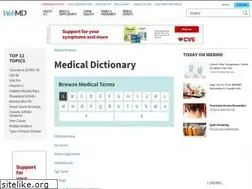 Sites similar to dictionary.webmd.com